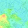 Topografische kaart Le Vanneau-Irleau, hoogte, reliëf