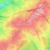 Topografische kaart Montmarault, hoogte, reliëf