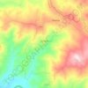 Topografische kaart Zungoli, hoogte, reliëf