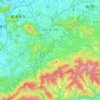 Topografische kaart Manno, hoogte, reliëf