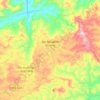 Topografische kaart São Sebastião do Anta, hoogte, reliëf