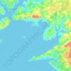 Topografische kaart Lot 50, hoogte, reliëf