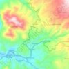 Topografische kaart Pacaycasa, hoogte, reliëf