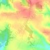 Topografische kaart Suszeń, hoogte, reliëf