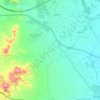 Topografische kaart La Aljorra, hoogte, reliëf