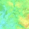 Topografische kaart Staffhorst, hoogte, reliëf
