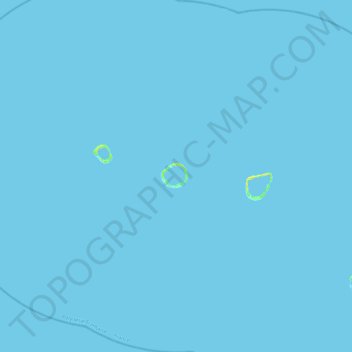 Topografische kaart Vahanga, hoogte, reliëf
