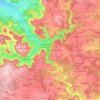 Topografische kaart 73312, hoogte, reliëf