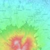 Topografische kaart Tamansari, hoogte, reliëf