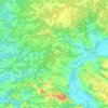 Topografische kaart 40230, hoogte, reliëf