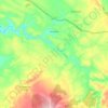Topografische kaart Morenilla, hoogte, reliëf