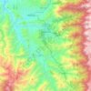 Topografische kaart Vilcabamba, hoogte, reliëf