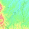 Topografische kaart Cruzeiro da Fortaleza, hoogte, reliëf
