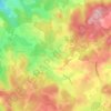 Topografische kaart Le Chastang, hoogte, reliëf
