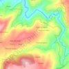 Topografische kaart Rodís, hoogte, reliëf
