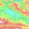 Topografische kaart Erbaa, hoogte, reliëf