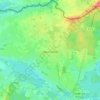Topografische kaart Vieux-Condé, hoogte, reliëf