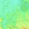 Topografische kaart Diepenau, hoogte, reliëf