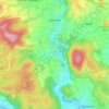 Topografische kaart Züschen, hoogte, reliëf