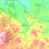 Topografische kaart Milmarcos, hoogte, reliëf