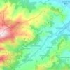 Topografische kaart Solana de Ávila, hoogte, reliëf
