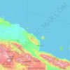 Topografische kaart Madang, hoogte, reliëf