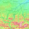 Topografische kaart Traun, hoogte, reliëf