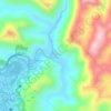 Topografische kaart San Andres, hoogte, reliëf