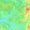 Topografische kaart La Nocle-Maulaix, hoogte, reliëf