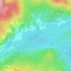 Topografische kaart Gopen, hoogte, reliëf