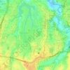 Topografische kaart Sawangan Lama, hoogte, reliëf