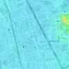 Topografische kaart San Isidro, hoogte, reliëf
