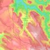 Topografische kaart Poveda de la Sierra, hoogte, reliëf