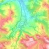 Topografische kaart Molledo, hoogte, reliëf