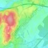 Topografische kaart Authume, hoogte, reliëf