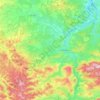 Topografische kaart 11300, hoogte, reliëf