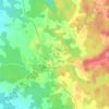 Topografische kaart Viitina küla, hoogte, reliëf
