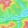 Topografische kaart Karriegelsiedlung, hoogte, reliëf