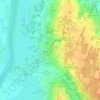 Topografische kaart Boz, hoogte, reliëf