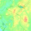Topografische kaart Ballyboley, hoogte, reliëf