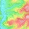 Topografische kaart Merlscheid, hoogte, reliëf