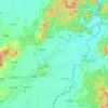 Topografische kaart 虎林市, hoogte, reliëf