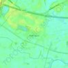 Topografische kaart Pollington, hoogte, reliëf