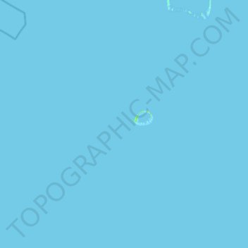 Topografische kaart Tepoto Sud, hoogte, reliëf