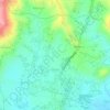 Topografische kaart Kaliboto, hoogte, reliëf