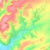 Topografische kaart Warter, hoogte, reliëf