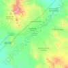 Topografische kaart Guadalupe Victoria, hoogte, reliëf