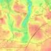 Topografische kaart Chojnice, hoogte, reliëf