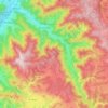 Topografische kaart 79263, hoogte, reliëf