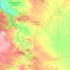Topografische kaart Torralba de los Frailes, hoogte, reliëf